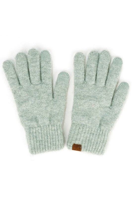 C.C Heather Knit Smart Tip Gloves