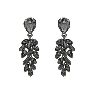 Crystal Drop Cluster Earrings