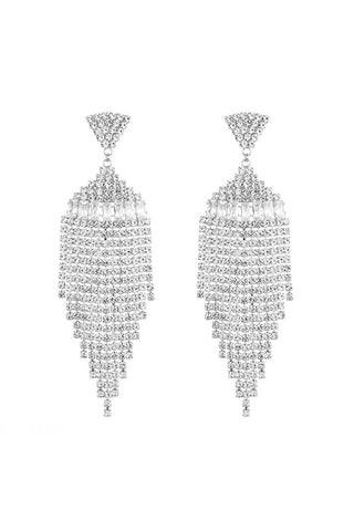 Cubic Fringe Drop Earrings