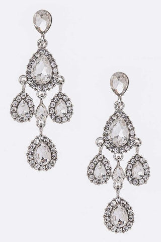 Crystal Chandelier Earrings