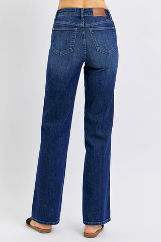 Judy Blue Petite Tummy Control Classic Straight