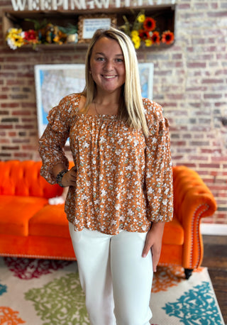 Floral Relaxed Blouse Top