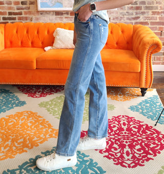 Judy Blue Sara HW Tummy Control Straight Jean