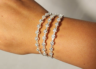 Crystal 3 Tier Band Bracelet