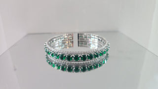 Emerald Green Bracelet Cuff