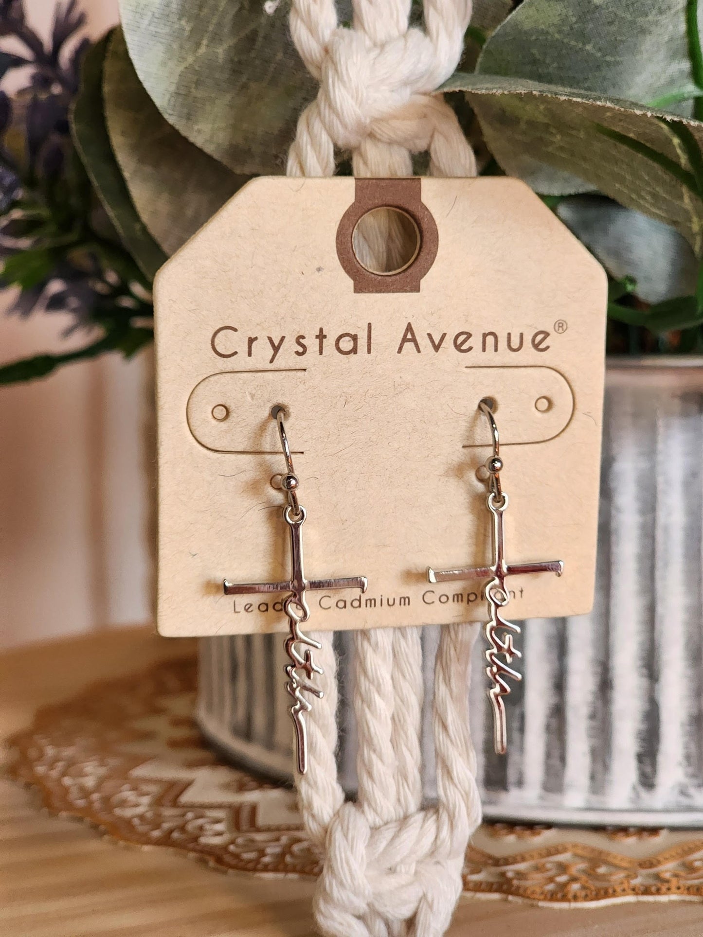 Blessed Cross Earrings