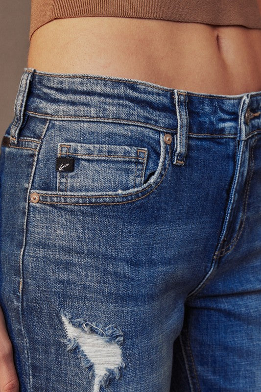 Kancan Kyle Mid Rise Boyfriend Jean