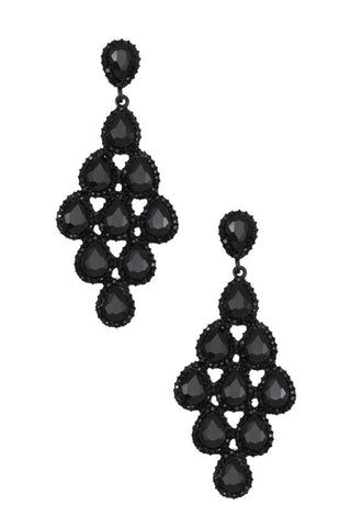 Teardrop Diamond Earrings