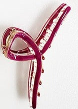 Glossy Line Hair Clip