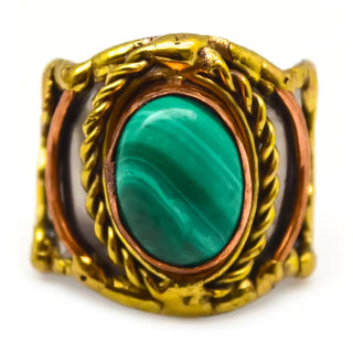 Mixed Metal and Stone Rings