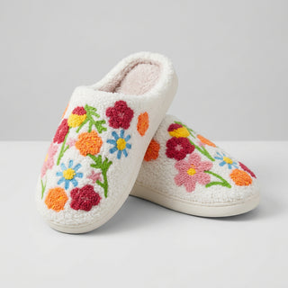 Colorful Wildflower Slippers