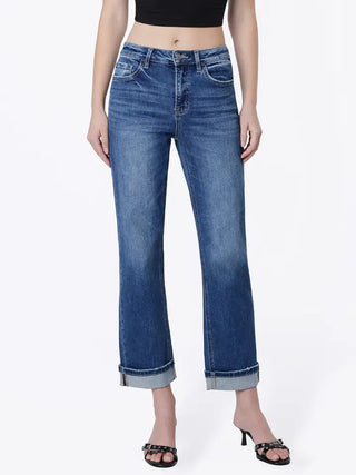 LoverVet High Rise Ally Cuff Jean