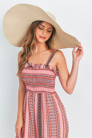 Womans Beach Floppy Hat