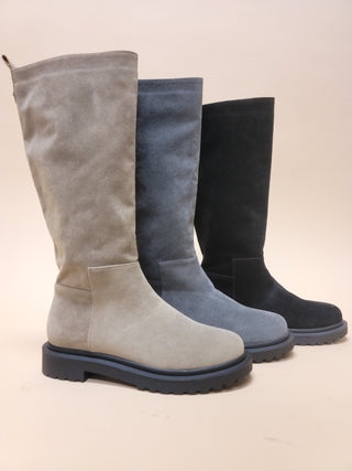 Suede High Boot