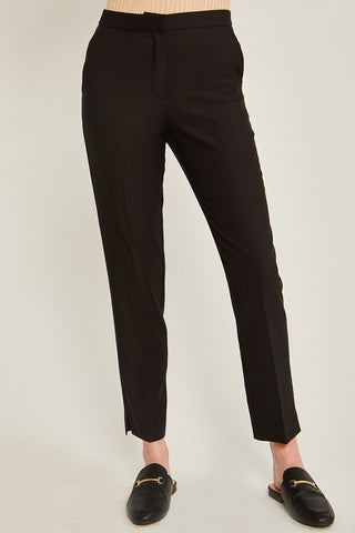 Solid Formal Ankle Pants