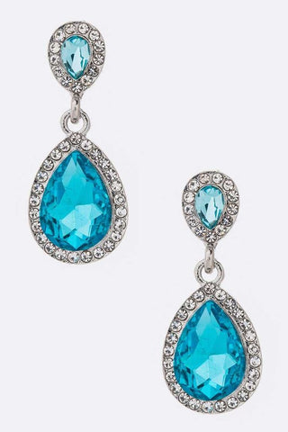 Petite Teardrop Crystal Earring