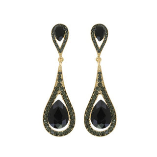 Classic 2-Tier Tear Drop Dangle Earrings