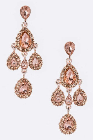 Crystal Chandelier Earrings