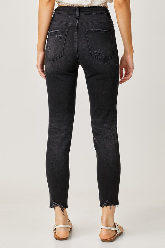 Risen, Black Wash Distress Jean