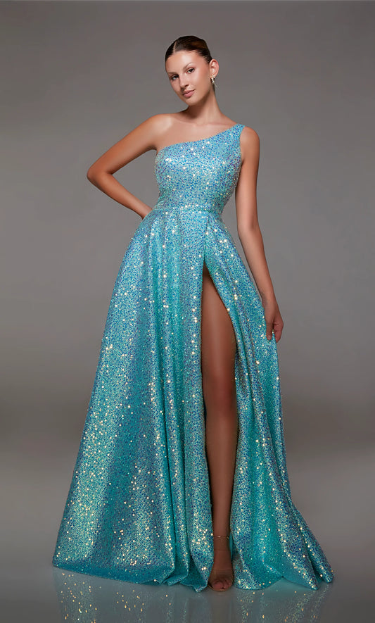 Alyce Paris, Sparkle Blue Ball Gown