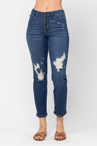 Judy Blue, ZigZag Button Fly Jean