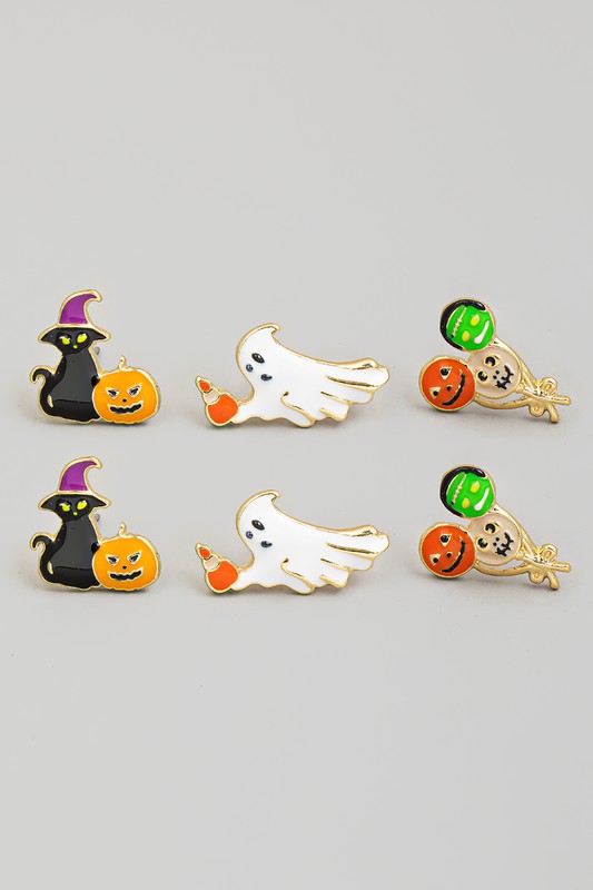 Halloween Stud Earrings Set