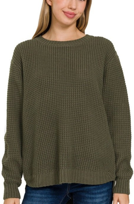 Wonderful Waffle Sweater