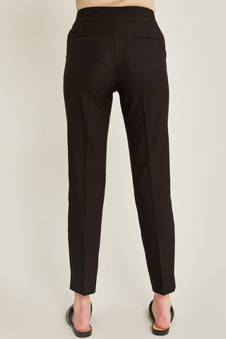 Solid Formal Ankle Pants