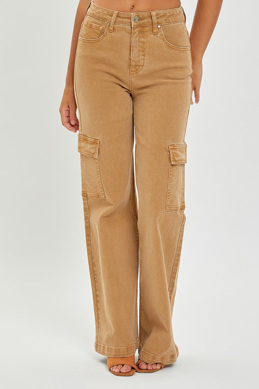 Risen, Cargo Wide Leg Jean