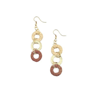Raffia Ring Earrings
