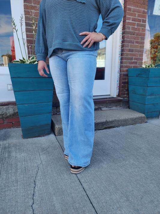 Risen, Plus Becca Light Wash Jean