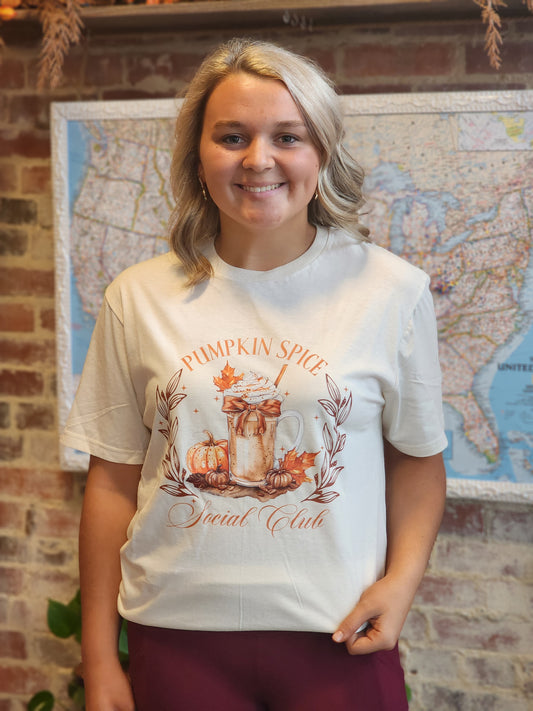 Pumpkin Spice Social Club Tee