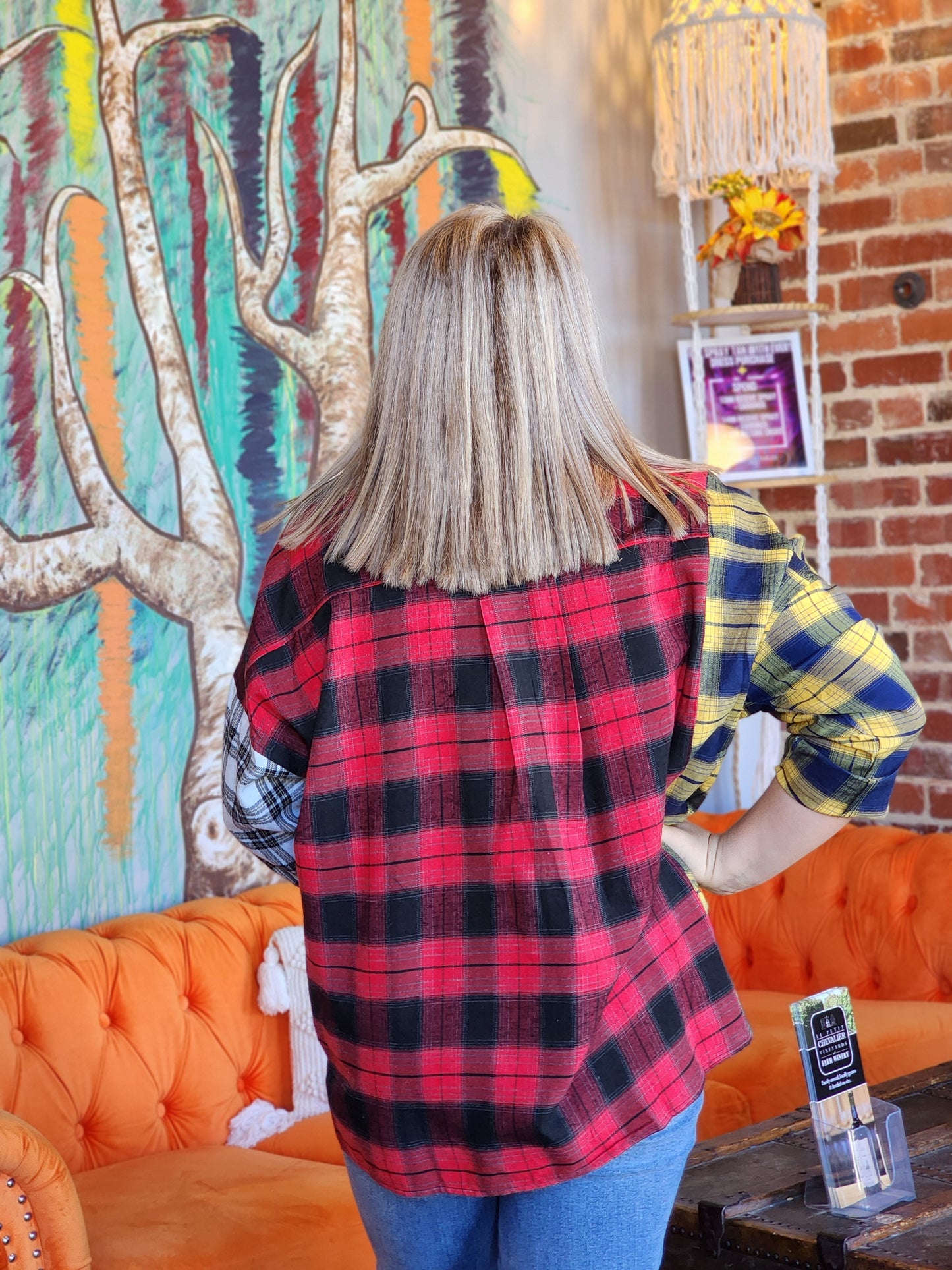 Oversized Plaid Multi Flannel