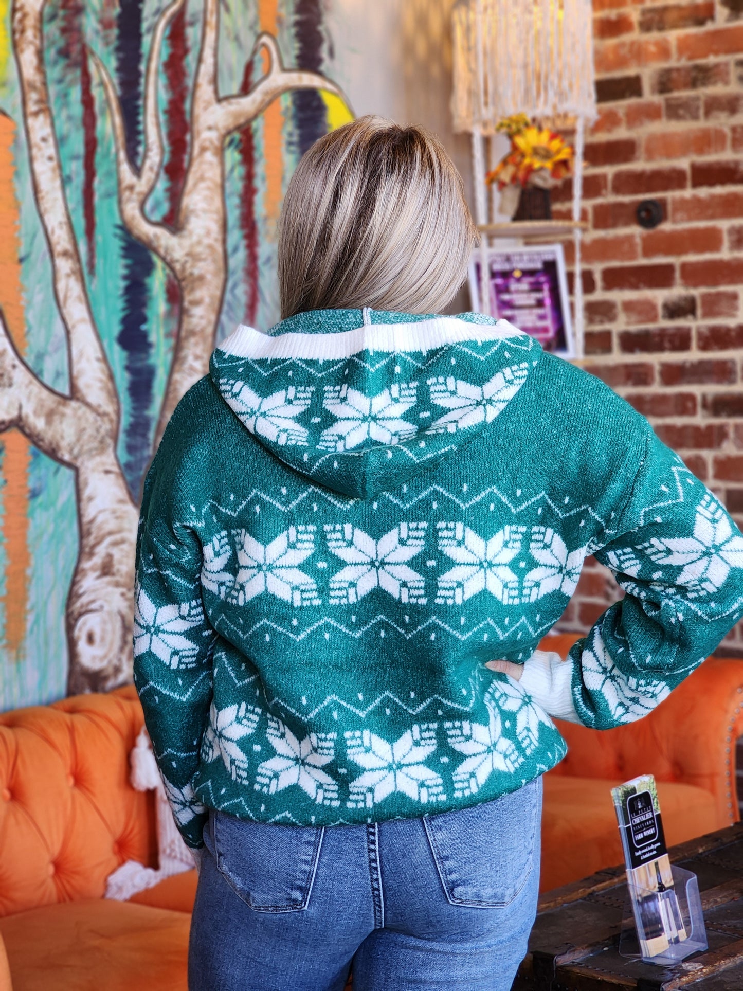 Snowflake Hoodie Sweater