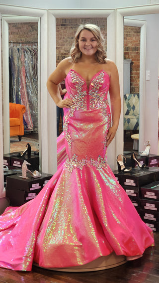 Portia & Scarlett, Pink Sequin Bling Formal