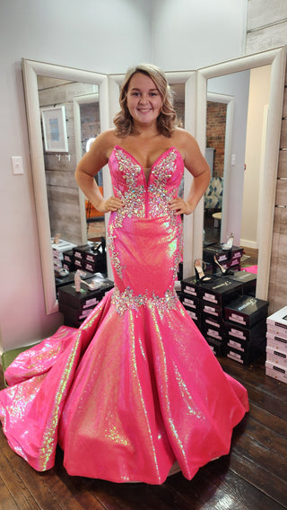 Portia & Scarlett, Pink Sequin Bling Formal