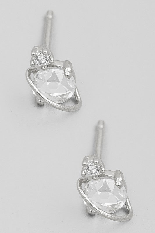 Mini Crystal Rhinestone Stud Earrings