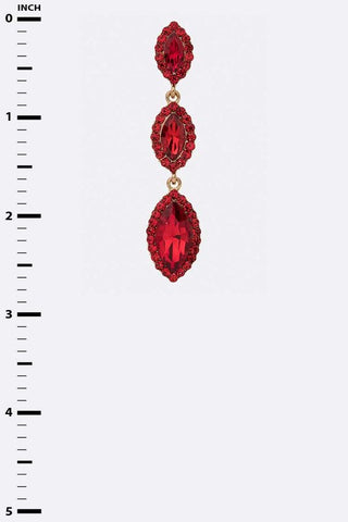 Crystal Drop Statement Earrings