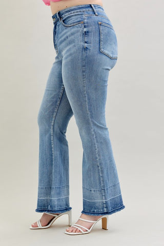 Judy Blue Plus, HW Tummy Control Flare Jean