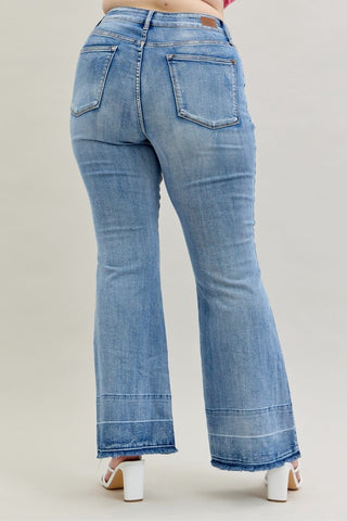 Judy Blue Plus, HW Tummy Control Flare Jean