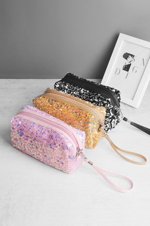 Sequin Cosmetic Bag