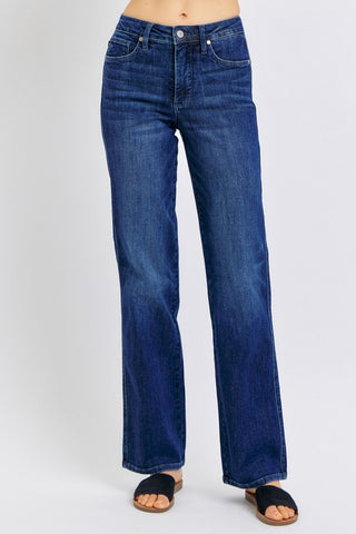 Judy Blue Petite Tummy Control Classic Straight