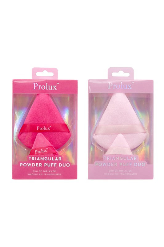 Triangular Powder Puff Duo