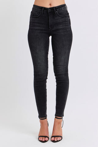 JB Mr. Tummy Control Black Skinny Jean