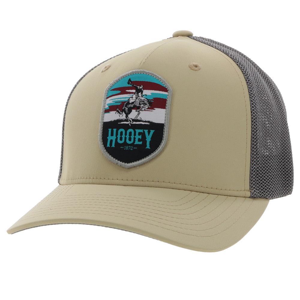 Hooey, "Cheyenne" Tan/Grey Flexfit Hat