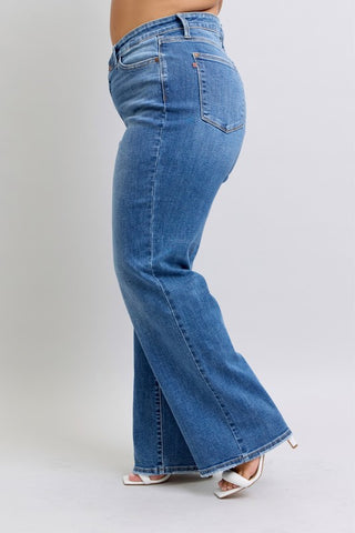 JB PLUS Stacey High waisted V-Front Vintage Straight Jean