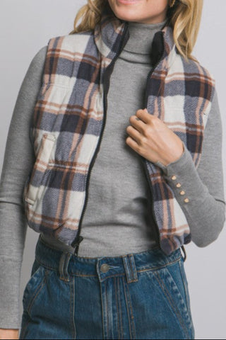Full-zip Reversable Puffer Vest