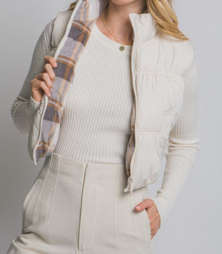 Full-zip Reversable Puffer Vest
