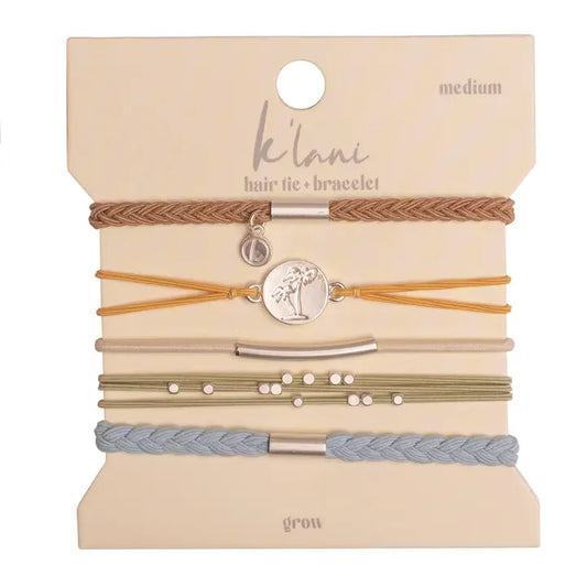 K'Lani Hair Tie Bracelets-Grow
