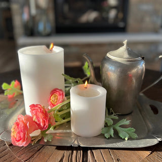 Spiral Candle- White Tea and Cedarwood